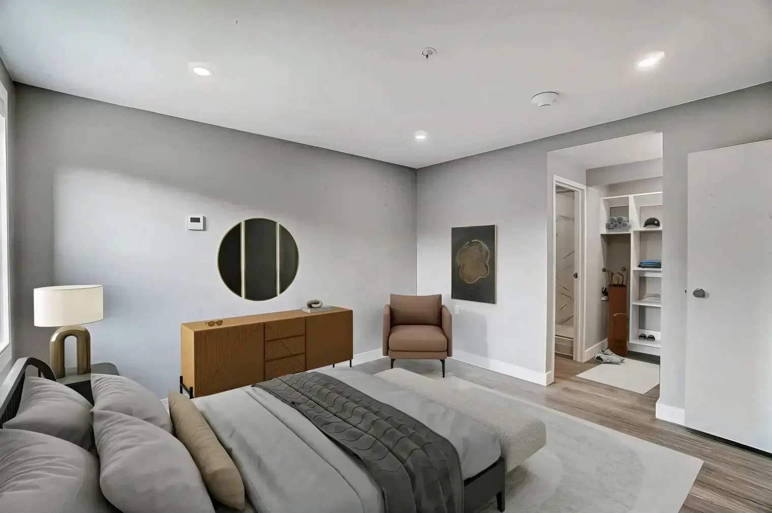 high pointe apartments Cincinnati bedroom